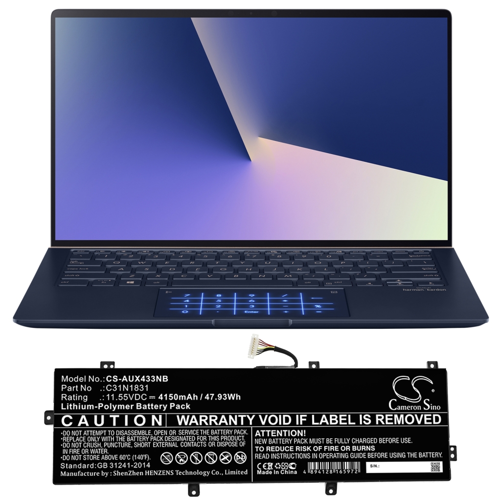 Notebook battery Asus ZenBook UX430UA-GV569T