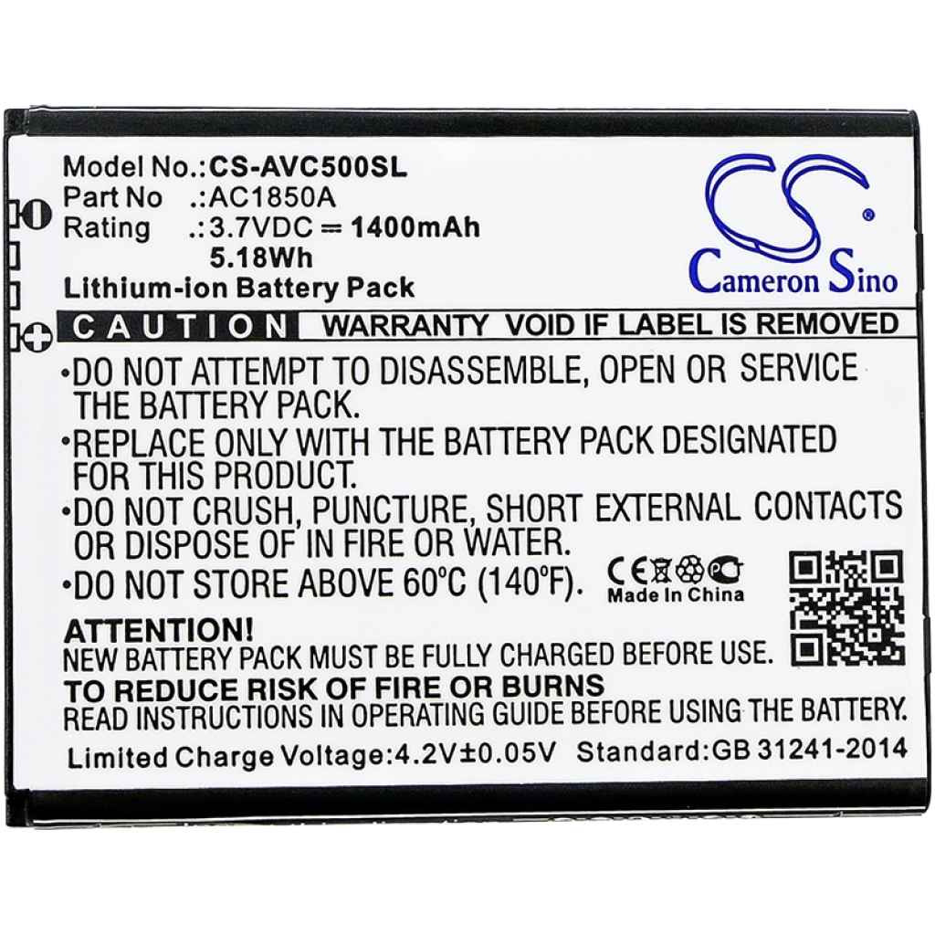 Batterie de téléphone portable Archos CS-AVC500SL
