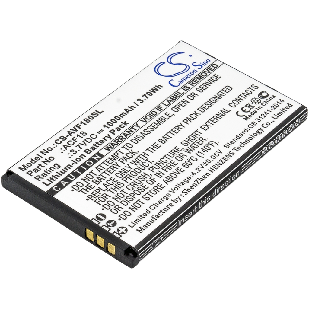 Batterie de téléphone portable Archos CS-AVF180SL