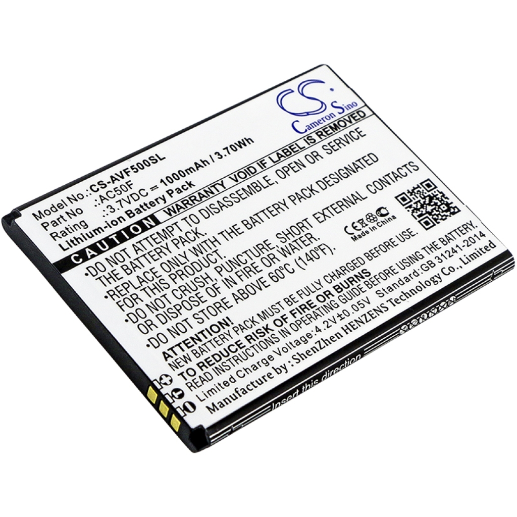 Batterie de téléphone portable Archos CS-AVF500SL