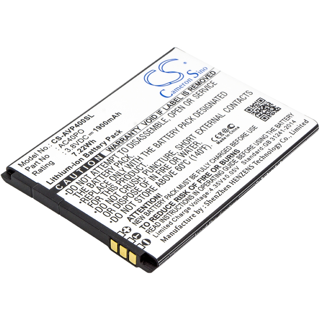 Batterie de téléphone portable Archos CS-AVP400SL