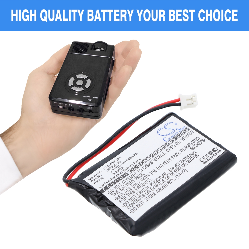 Batteries compatible avec Batterie du projecteur CS-AXP1PT
