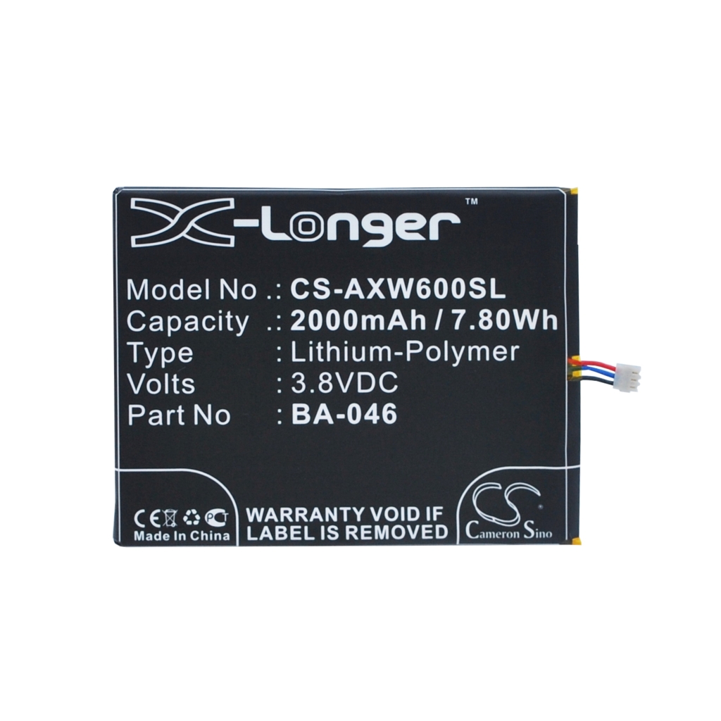 Batterie compatible avec Aux CS-AXW600SL