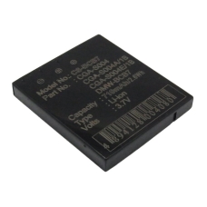 Remplacement de batterie compatible pour Panasonic CGA-S004,CGA-S004A,CGA-S004A/1B,CGA-S004E/1B,DMW-BCB7