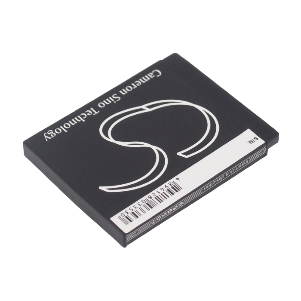 Top/plain side of small flat rectangular camera battery