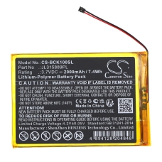 Remplacement de batterie compatible pour Bookeen JL315889PL