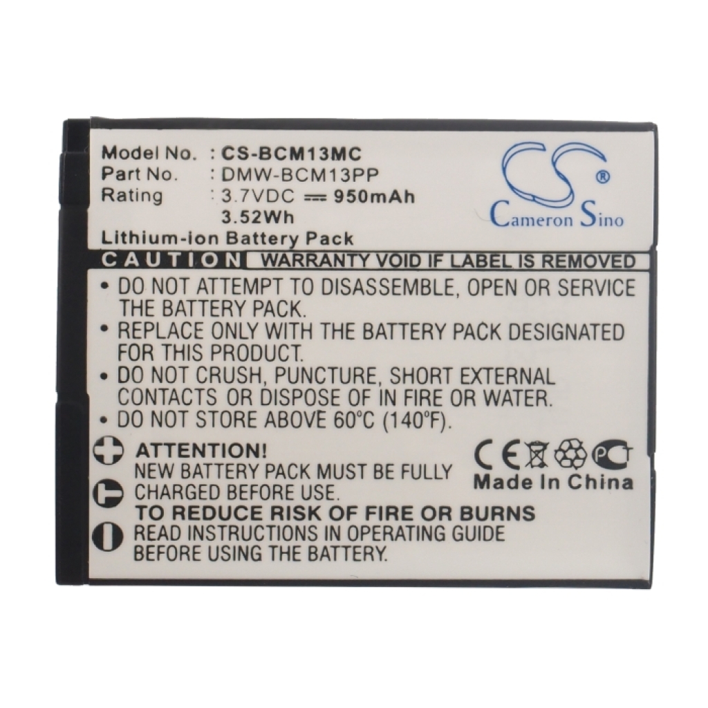 Batterie de l'appareil photo Panasonic CS-BCM13MC