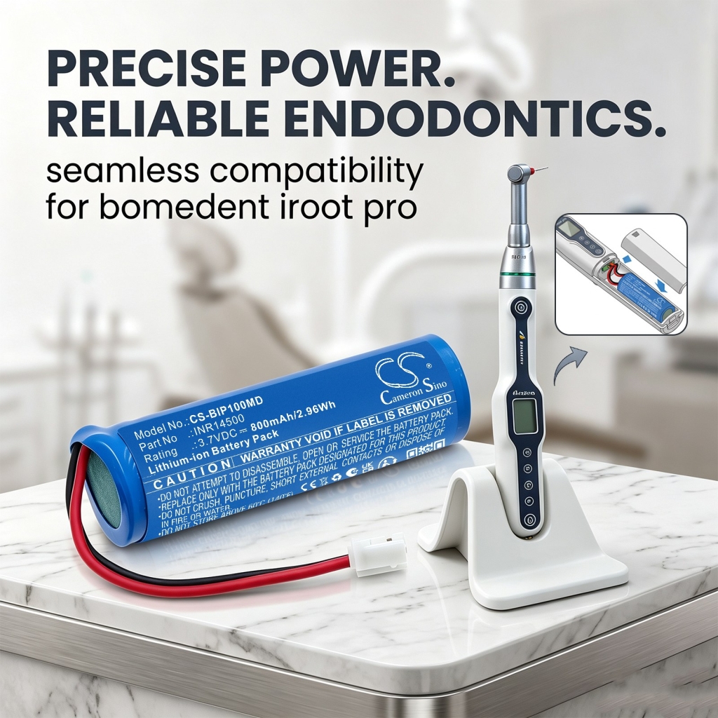Batteries compatible avec Bomedent iRoot PRO Bondent CS-BIP100MD