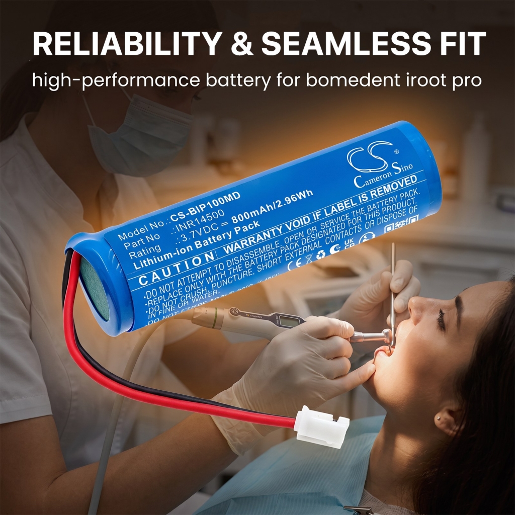 Batteries compatible avec Bomedent iRoot PRO Bondent CS-BIP100MD