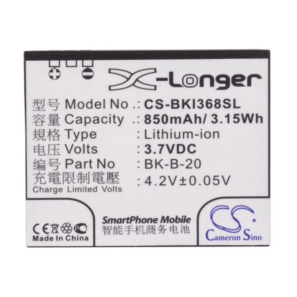Battery compatible with BBK