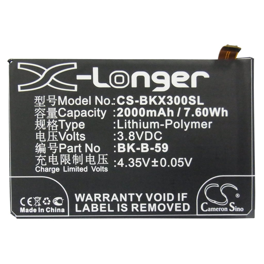 Batterie compatible avec BBK CS-BKX300SL