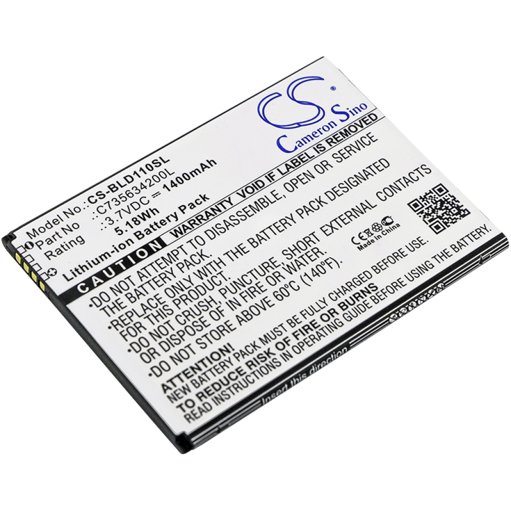 Batterie de téléphone portable BLU CS-BLD110SL
