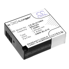 Remplacement de batterie compatible pour Panasonic BP-DC15,DMW-BLG10,DMW-BLG10E