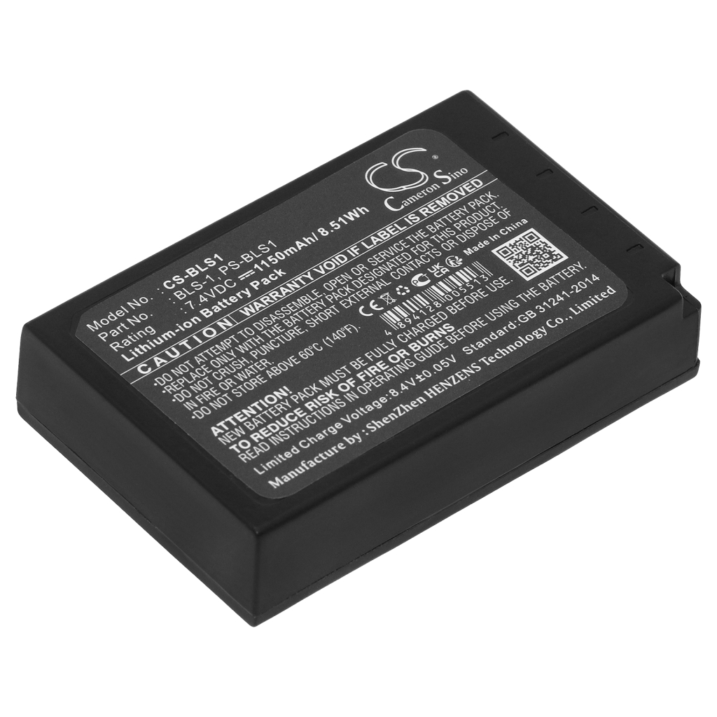 Remplacement de batterie compatible pour Olympus BLS-1,PS-BLS1