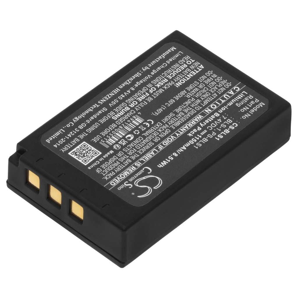 Remplacement de batterie compatible pour Olympus BLS-1,PS-BLS1