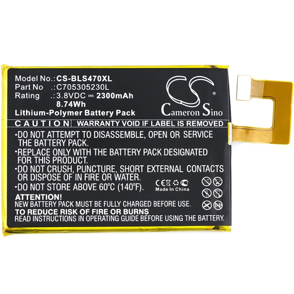 Batterie de téléphone portable BLU CS-BLS470XL