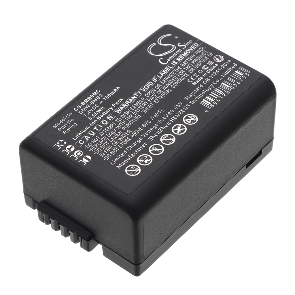 Batterie de l'appareil photo Panasonic CS-BMB9MC