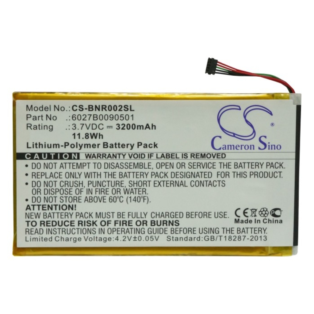 Compatible battery replacement for Barnes
