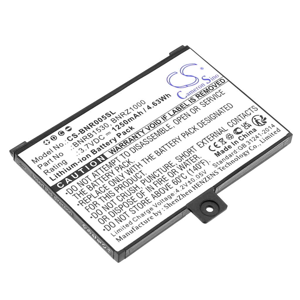 Compatible battery replacement for Barnes