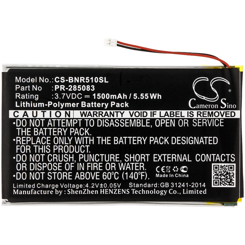 Remplacement de batterie compatible pour Pocketbook PR-285083