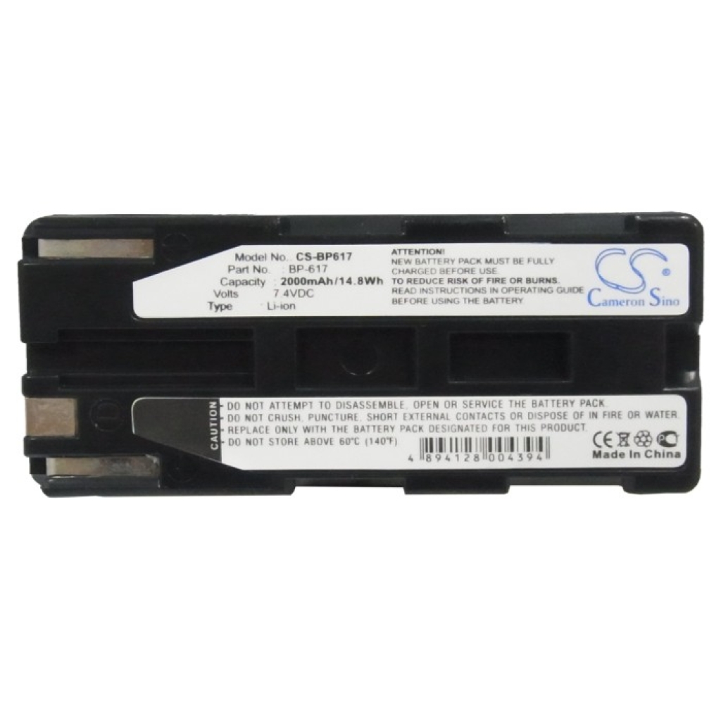 Batterie compatible avec Canon CS-BP617