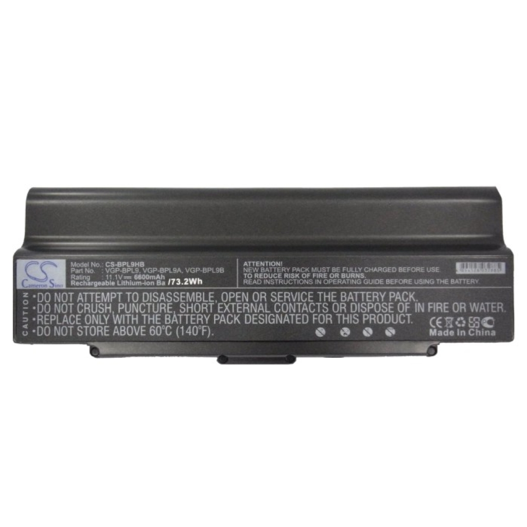 Notebook battery Sony VAIO VGN-CR231E