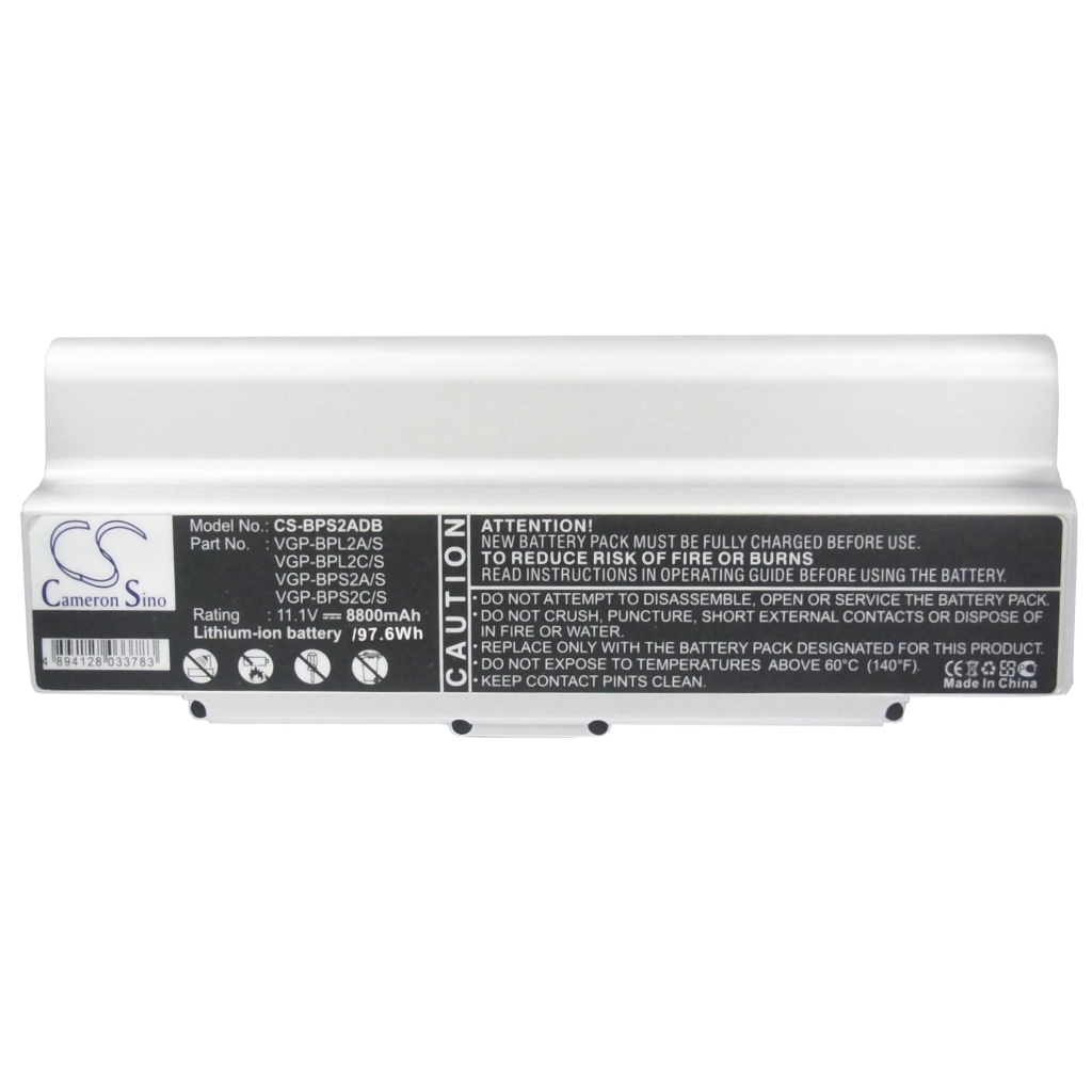 Batterie pour ordinateur portable Sony CS-BPS2ADB