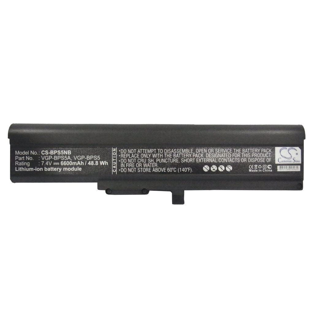 Batterie pour ordinateur portable Sony CS-BPS5NB