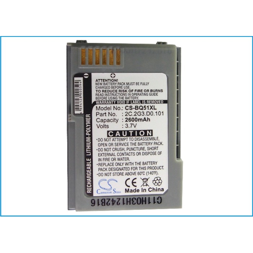 Batterie compatible avec BenQ-Siemens BenQ CS-BQ51XL