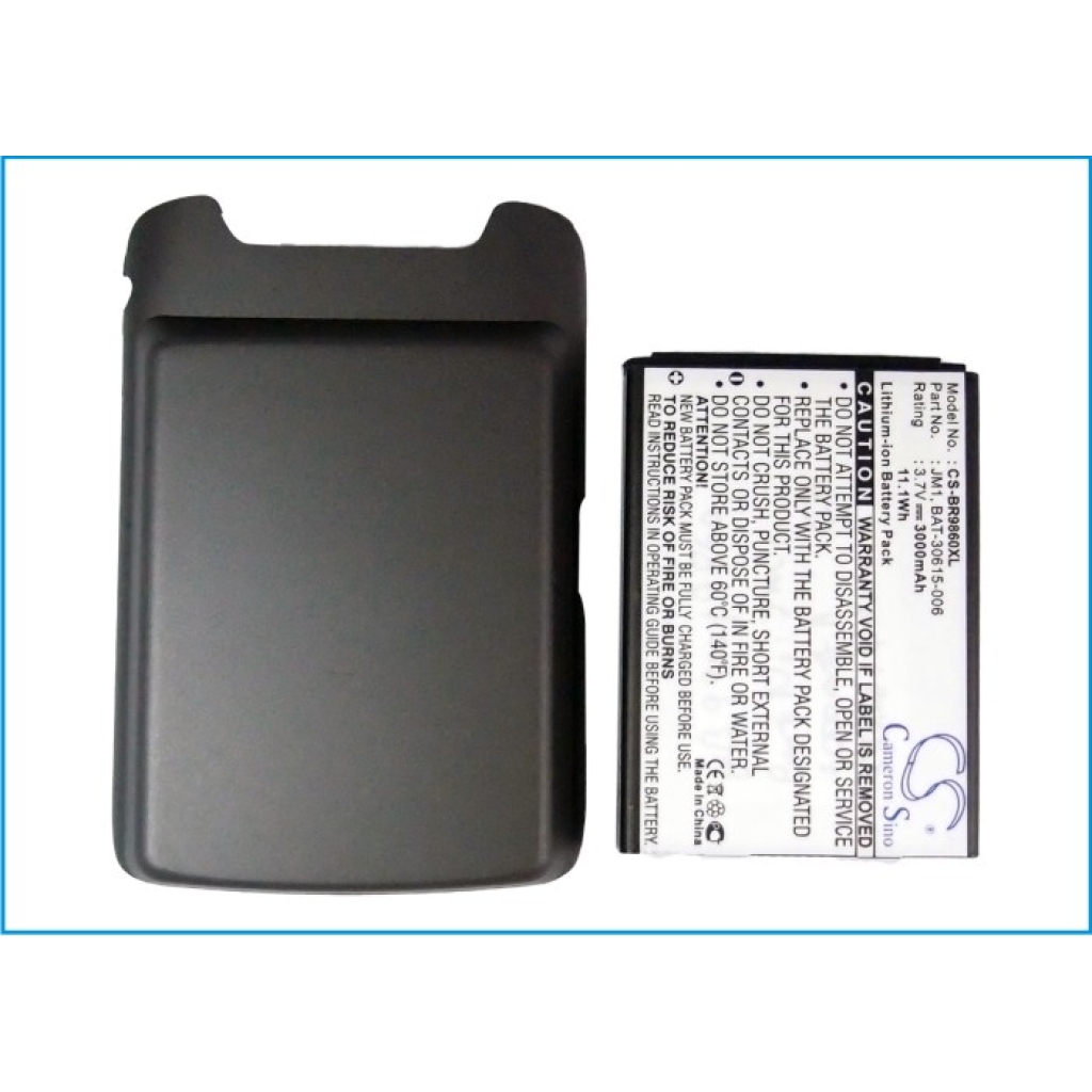 Batterie compatible avec Blackberry CS-BR9860XL