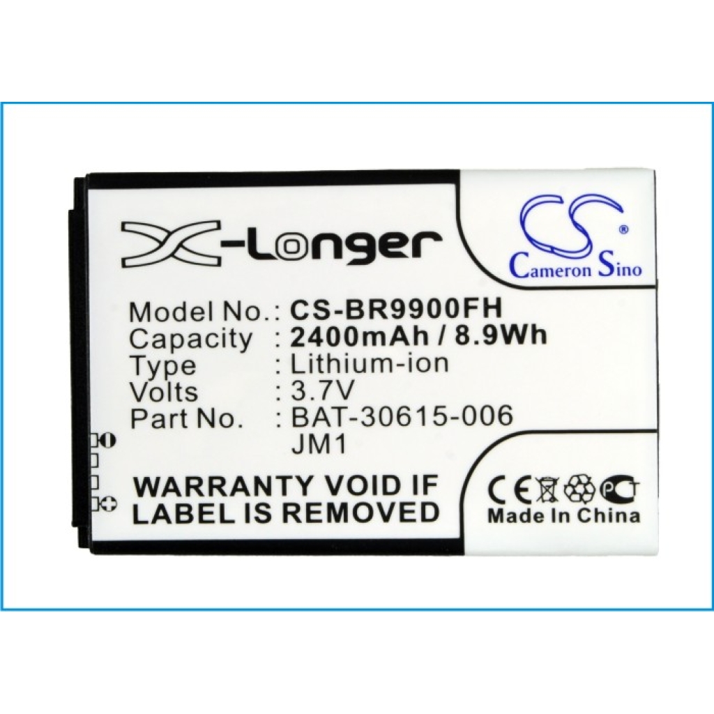 Batterie compatible avec Blackberry CS-BR9900FH