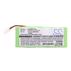 Remplacement de batterie compatible pour Somfy 710055,8781105908,8787335119,8787335122,9 500 005...