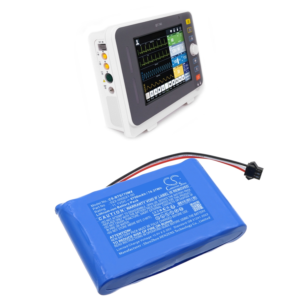 Medical Battery Bistos BT770 pulse oximeter