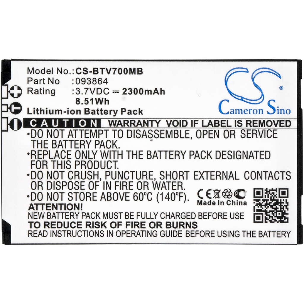 BabyPhone Battery Bt Baby Monitor 7500 (CS-BTV700MB)