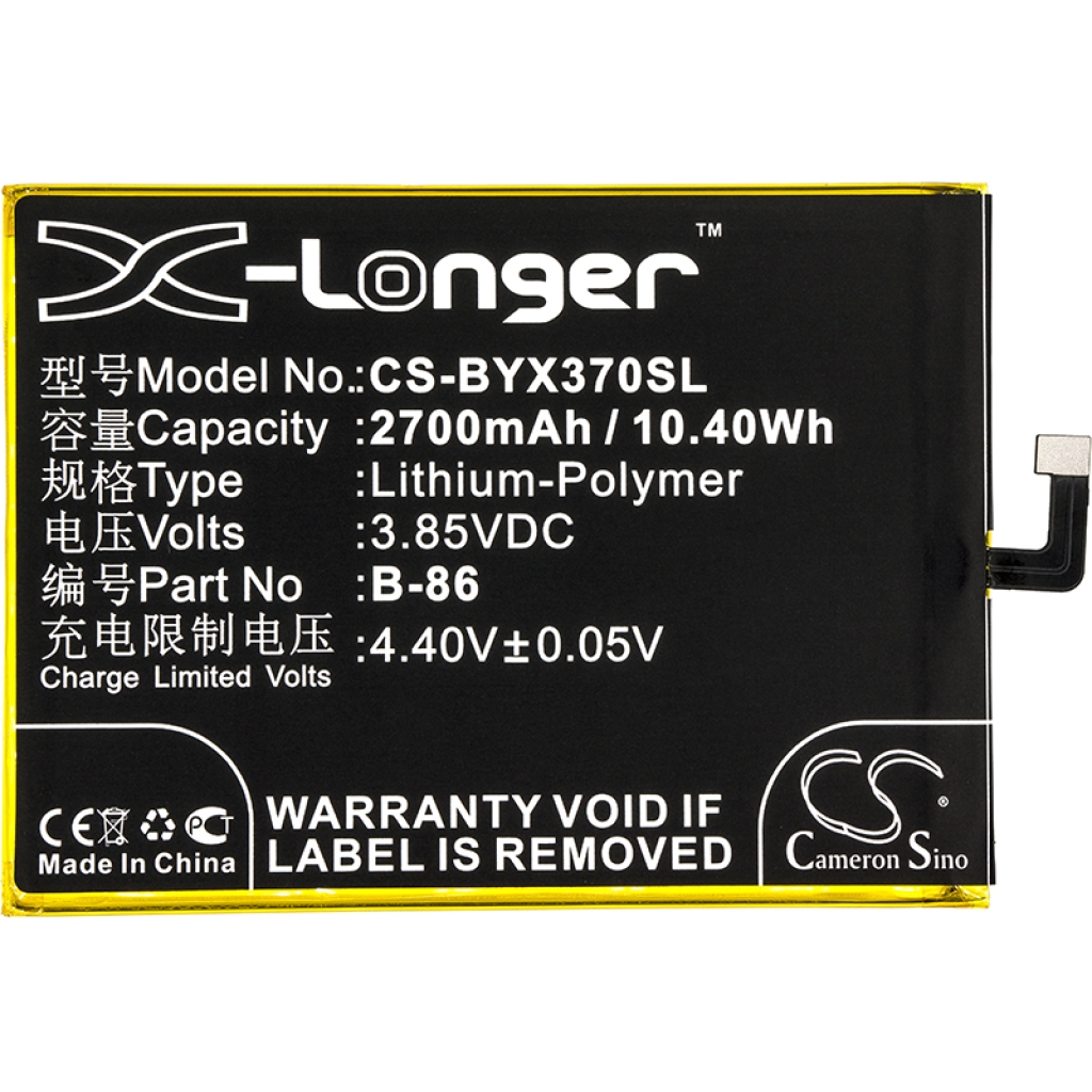 Batterie compatible avec BBK Vivo CS-BYX370SL