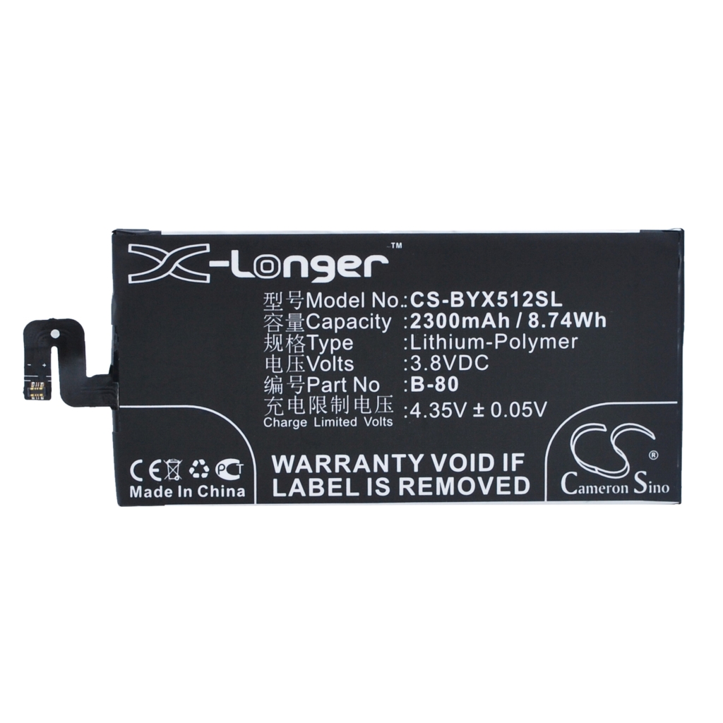Batterie compatible avec BBK CS-BYX512SL