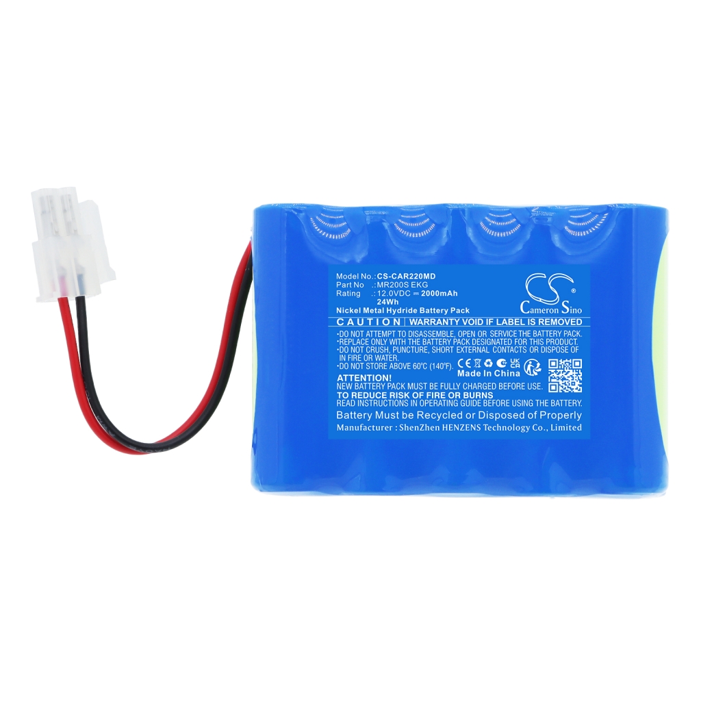 Batterie compatible avec Cardioline CS-CAR220MD