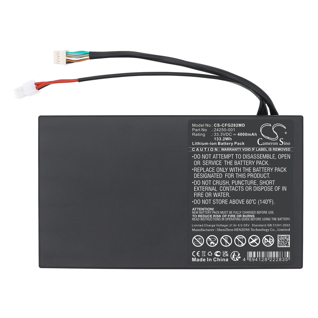 Batterie compatible avec Carefusion CS-CFG282MD