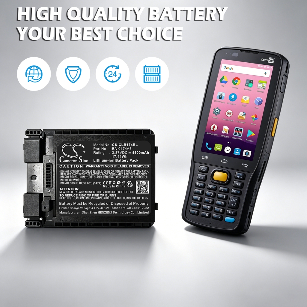 Battery compatible with BarCode, Scanner Battery