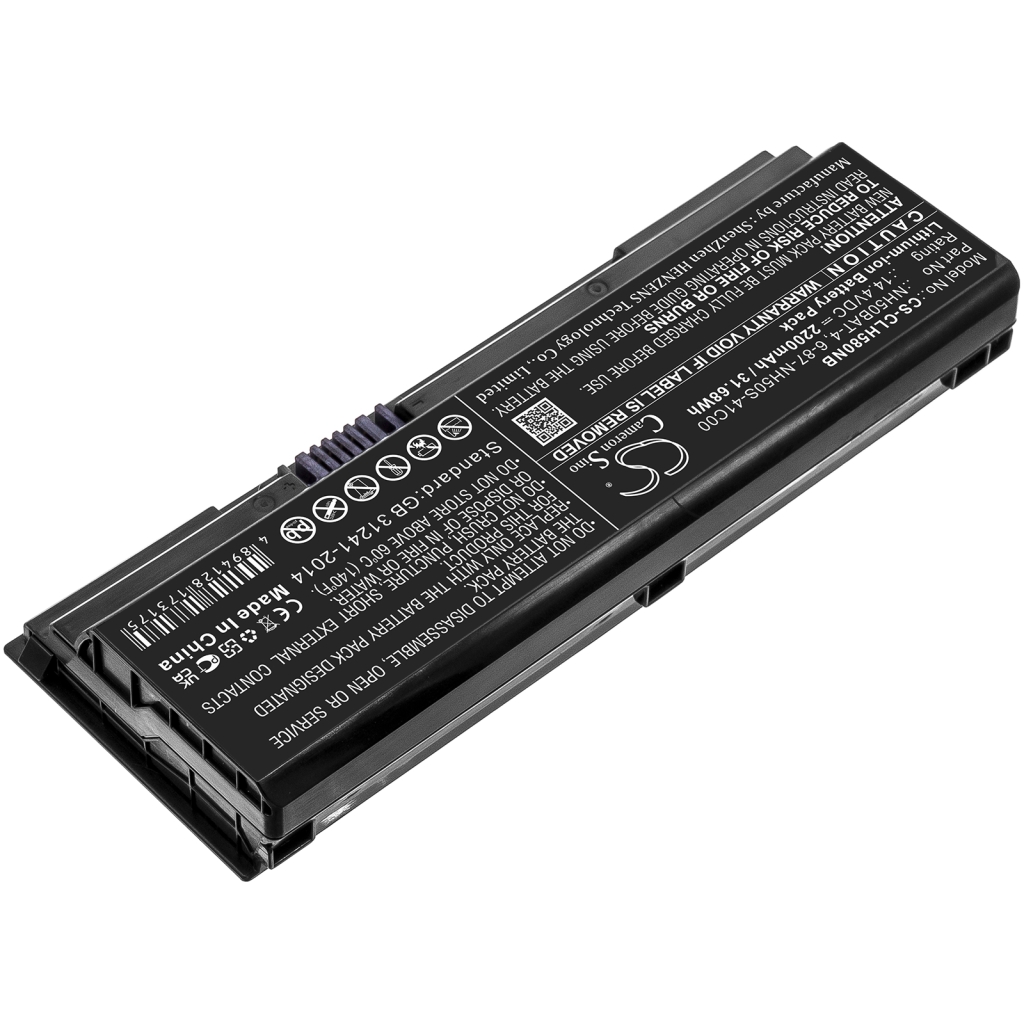Notebook battery Shinelon CS-CLH580NB