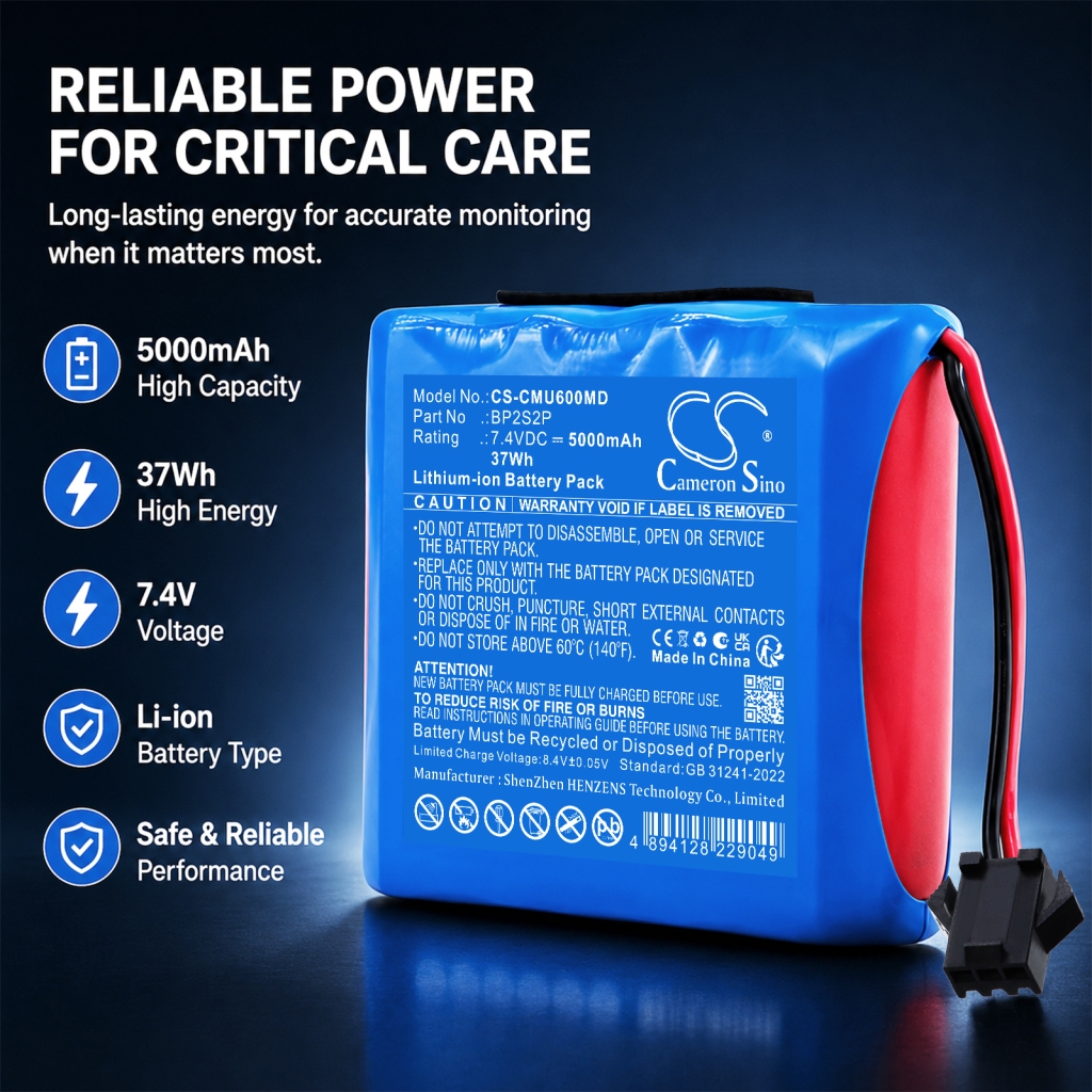 Batterie compatible avec Contec CS-CMU600MD