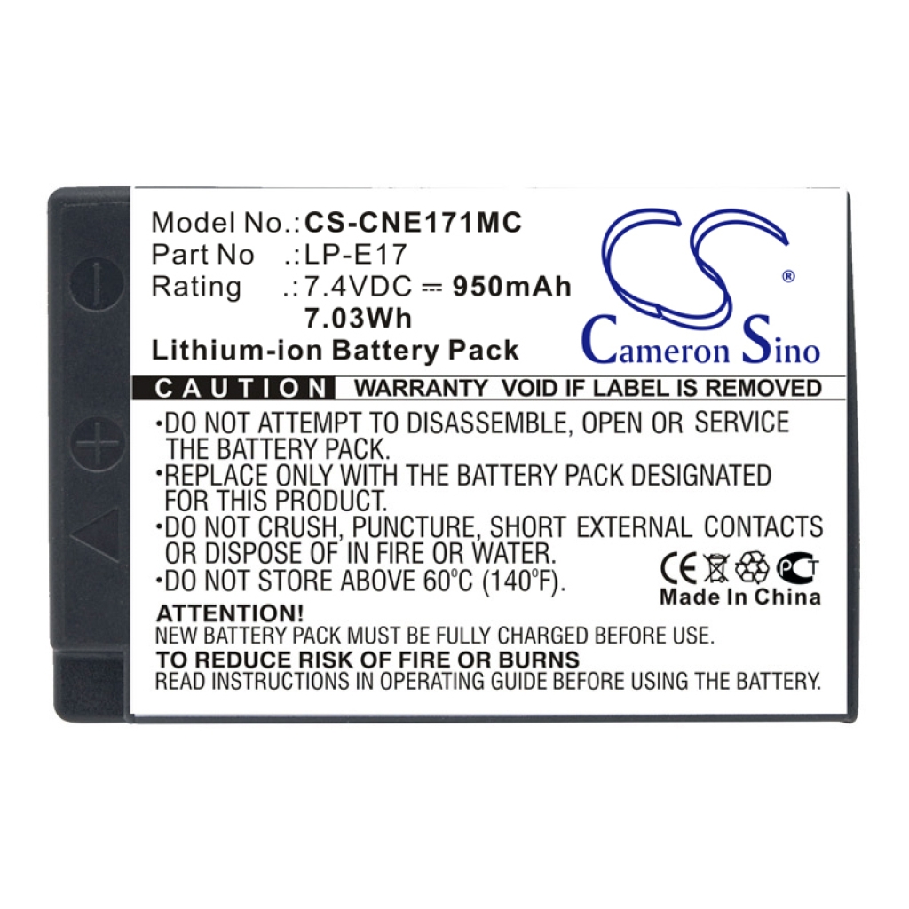 Batterie compatible avec Canon Saramonic CS-CNE171MC