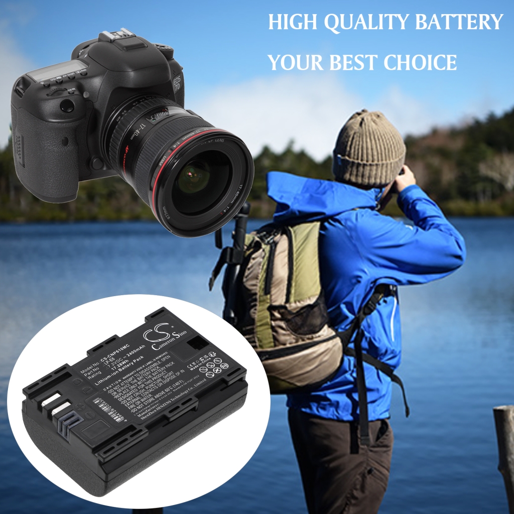 Batterie compatible avec Canon Tether tools CS-CNP610MC