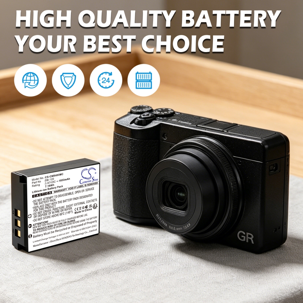 Batterie compatible avec Ricoh CS-CNR400MC