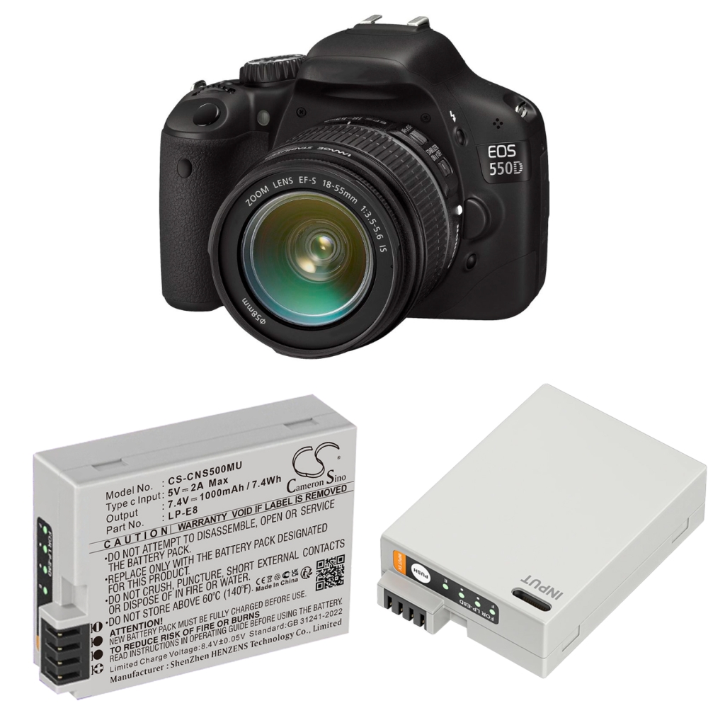 Batterie de l'appareil photo Canon CS-CNS500MU