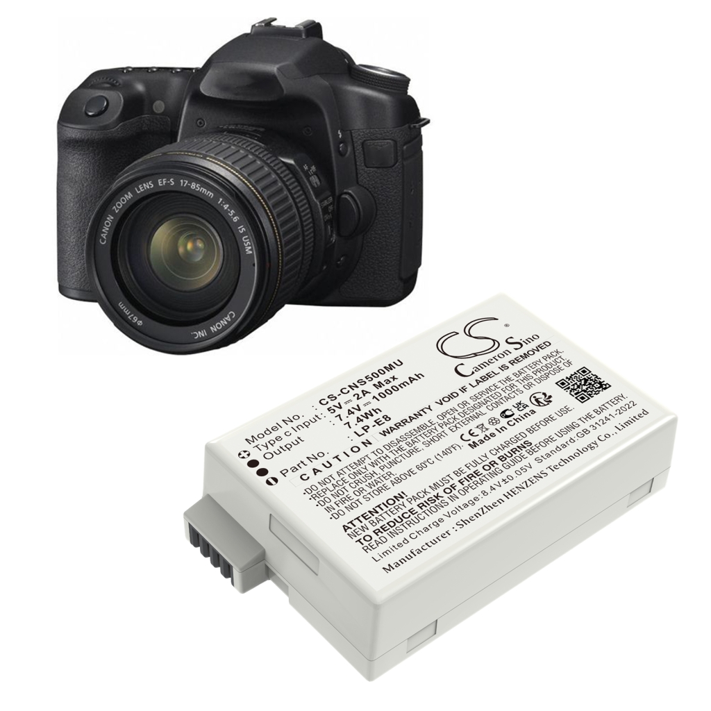 Batterie de l'appareil photo Canon CS-CNS500MU