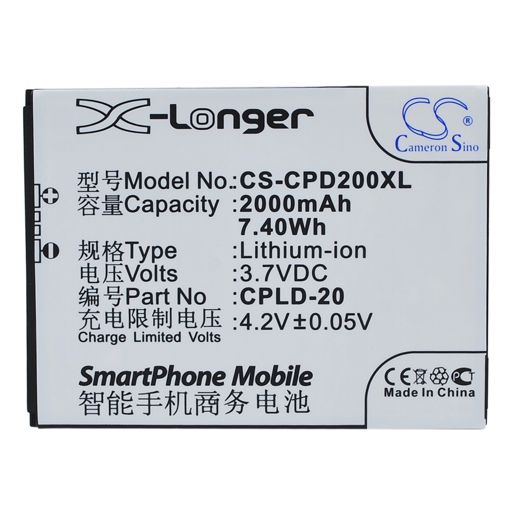 Batterie compatible avec Coolpad CS-CPD200XL