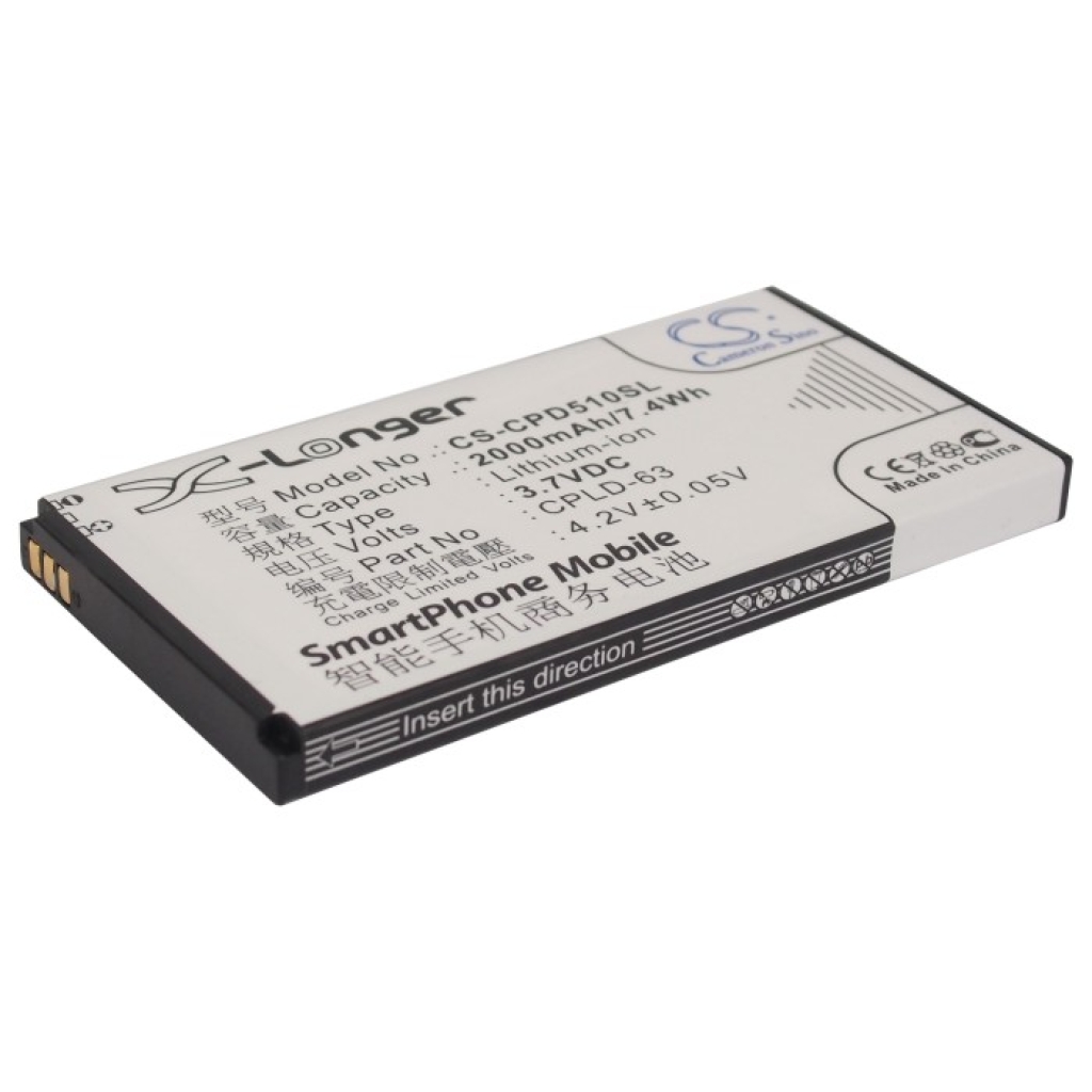 Batterie de téléphone portable Coolpad CS-CPD510SL