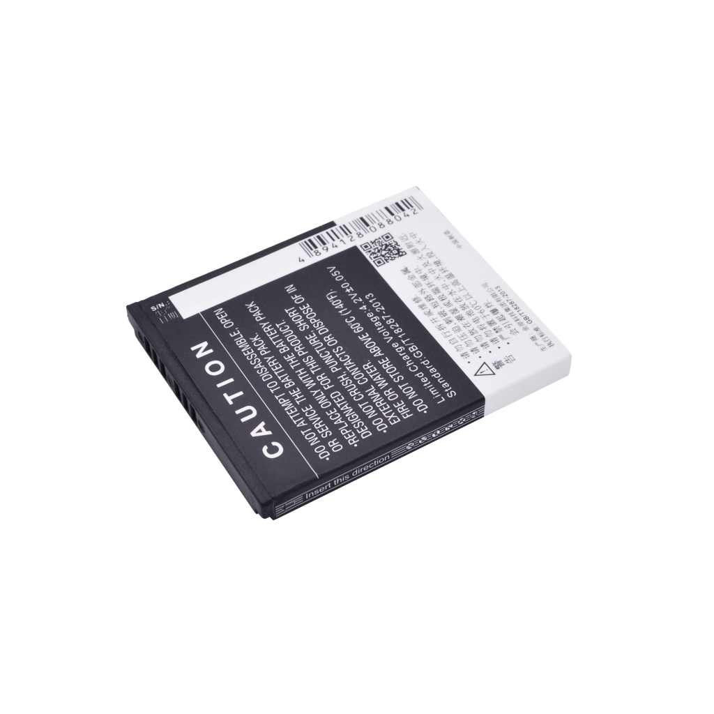 Batterie Cameron Sino CS-CPD587SL, face de sécurité avec code-barres et zone S/N