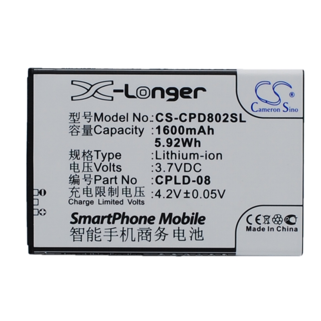 Batterie compatible avec Coolpad CS-CPD802SL